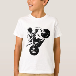 Camiseta Desenho Moto Motocicleta Masculina