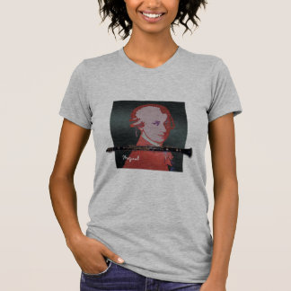 Camiseta T-shirt de Mozart/clarinete