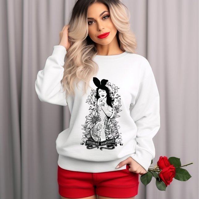 Camiseta T-Shirt de Mulheres Instintivas (Criador carregado)