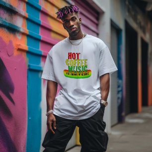 Camiseta T-Shirt de Música de Café Quente