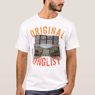 Camiseta T-Shirt de Música Escolar Antiga com Cassete Perso