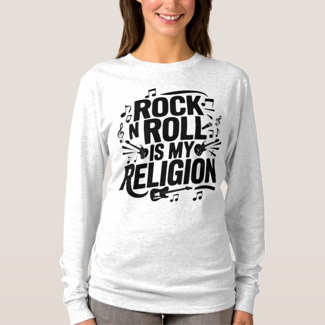 Camiseta T-Shirt de MÚSICA ROCK (Frente)