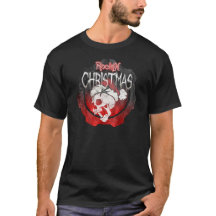 T-Shirt de Natal de Metal Pesado