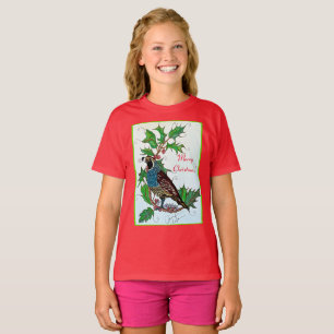 Camiseta T-Shirt de Natal de Quail