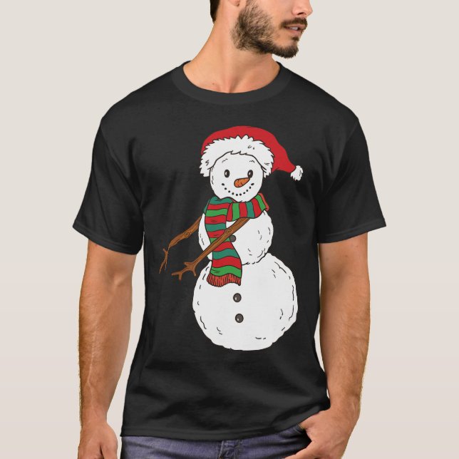 Camiseta T-Shirt de Natal engraçado e bonito (Frente)