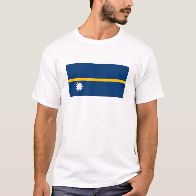 Camiseta T-shirt de Nauru (Frente)