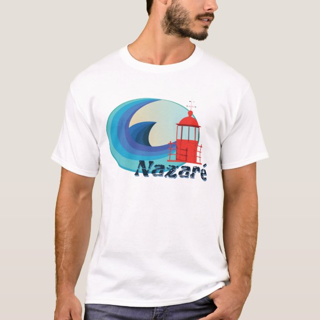 Camiseta T-Shirt de Nazare surf (Frente)