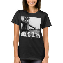 T-shirt de New York da ponte de Brooklyn para