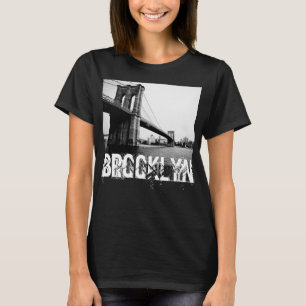 Camiseta T-shirt de New York da ponte de Brooklyn para