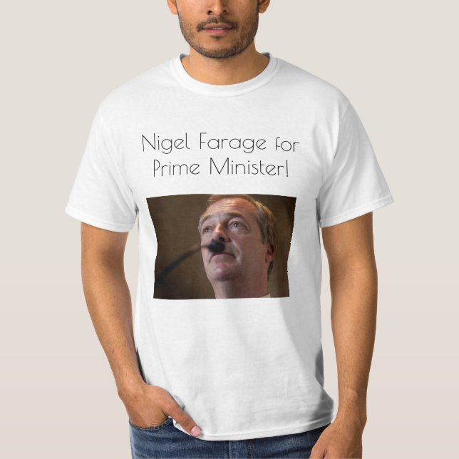 Camiseta T-shirt de Nigel Farage (Frente)