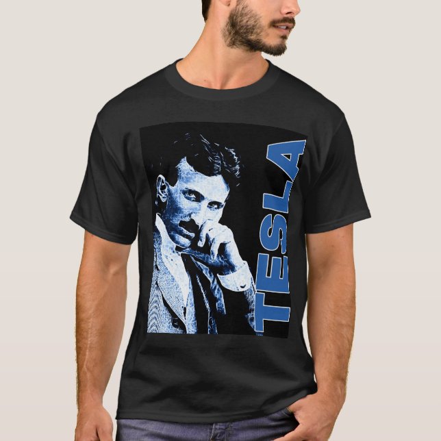 Camiseta T-shirt de Nikloa Tesla (Frente)