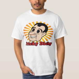 Camiseta T-shirt de Nixon dos desenhos animados