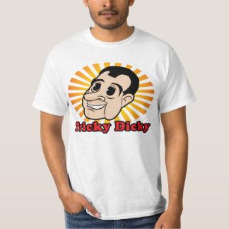Camiseta T-shirt de Nixon dos desenhos animados