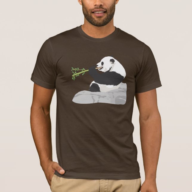 Camiseta T-shirt de Nom da panda (Frente)