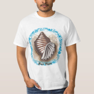 Camiseta t-shirt de nome personalizado SeaShell