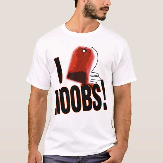 Camiseta T-shirt de Noobs (Frente)