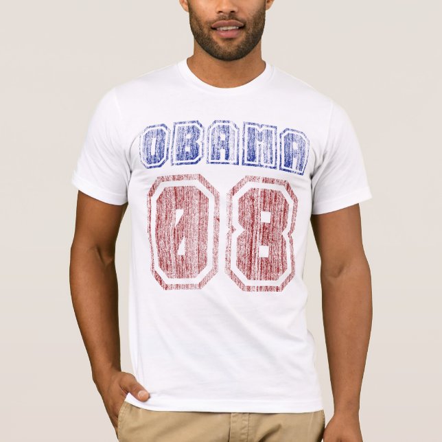 Camiseta T-shirt de Obama 08 (Frente)