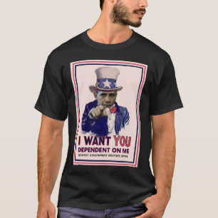 Camiseta T-shirt de Obama do tio Sam