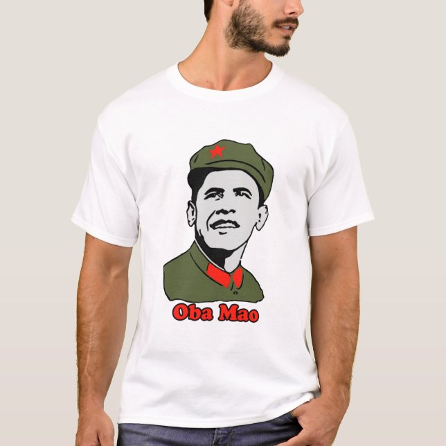 Camiseta T-shirt de Obama Mao (Frente)