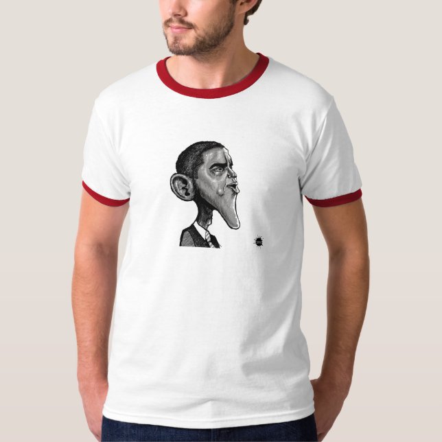 Camiseta T-shirt de OBAMA-PROFILE (Frente)