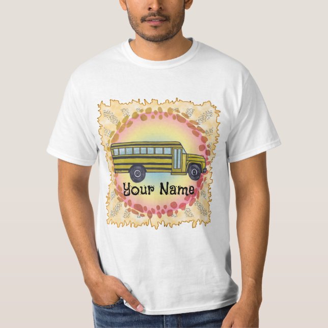 Camiseta T-Shirt de ônibus escolar (Frente)