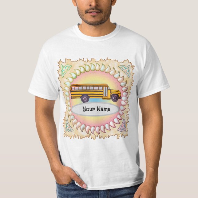 Camiseta T-Shirt de ônibus escolar (Frente)