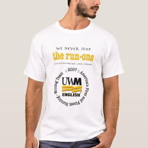 Camiseta T-shirt de Ons do funcionamento da equipe