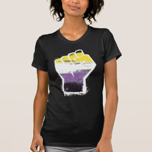 Camiseta T-Shirt de Orgulho Não Binário