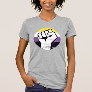 Camiseta T-Shirt de Orgulho Não Binário
