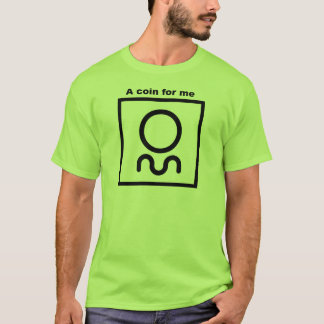 Camiseta T-shirt de Orienteering.  Uma moeda para mim