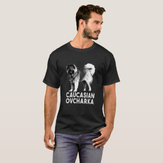 Camiseta T-shirt de Ovcharka do Caucasian
