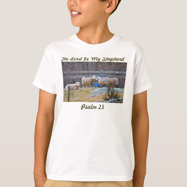 Camiseta T-Shirt de Ovelha Infantil (Frente)