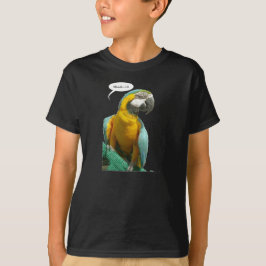 Camiseta T-Shirt de papagaio curioso