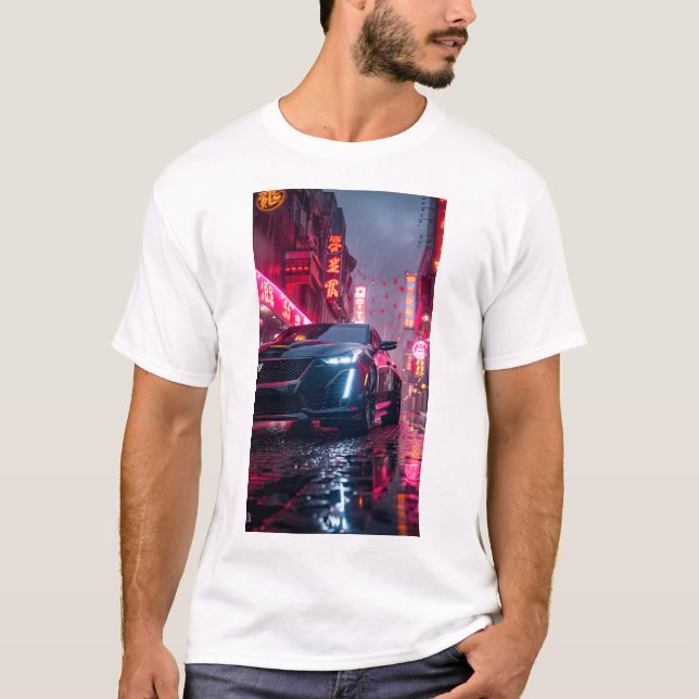 Camiseta T-Shirt de Papel de Carteira CT5 Car de Cadillac P (Frente)