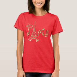 Camiseta T-shirt de PARIS com a torre Eiffel