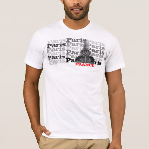 Camiseta T-shirt de Paris France Eiffel