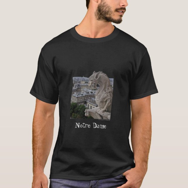 Camiseta T-shirt de Paris Notre Dame (Frente)