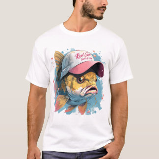 Camiseta T-shirt de peixe das raparigas Reel - Personalizad