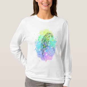 Camiseta T-Shirt de penas