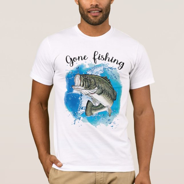 Camiseta T-Shirt De Pesca Desaparecido (Frente)
