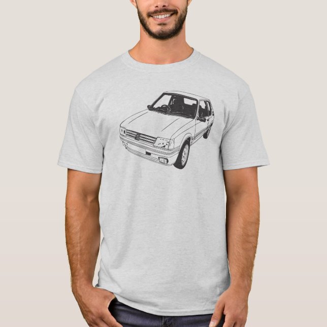 Camiseta T-shirt de Peugeot 205 GTi (Frente)