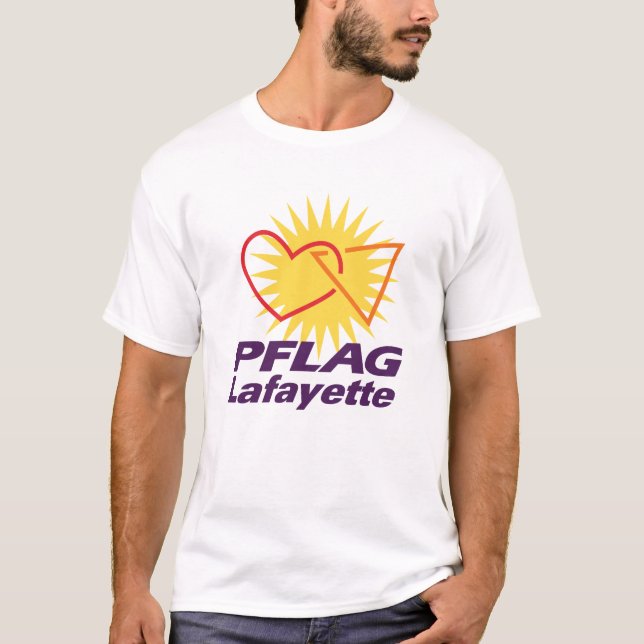 Camiseta T-shirt de PFLAG Lafayette (Frente)