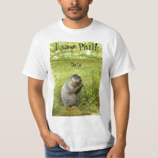 Camiseta T-shirt de Phil do dia de Groundhog