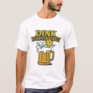 Camiseta T-Shirt De Pickleball - Cotações "Dink Responsabil