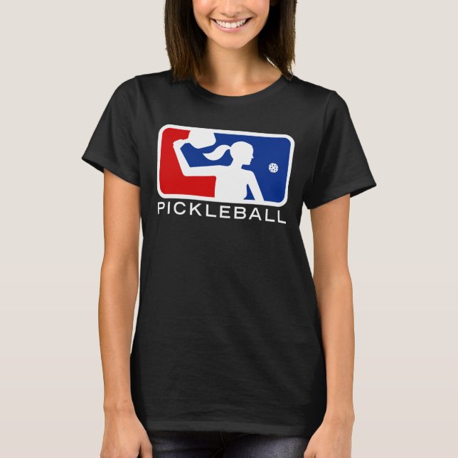 Camiseta T-shirt de Pickleball da liga principal das (Frente)