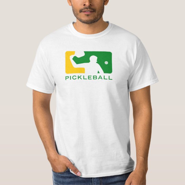 Camiseta T-shirt de Pickleball: Esportes (verde/branco) (Frente)