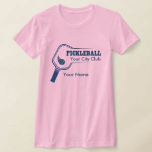 Camiseta T-shirt de Pickleball Personalizável Pickleball