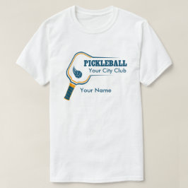 Camiseta T-shirt de Pickleball Personalizável Pickleball
