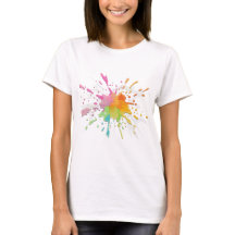 t-shirt de pintura