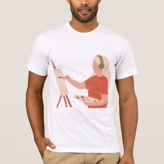 Camiseta t-shirt de pintura